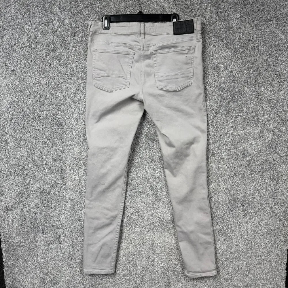 PacSun Stacked Skinny Jeans 32x31 Moto Biker Cybergrunge Urban Streetwear Indie